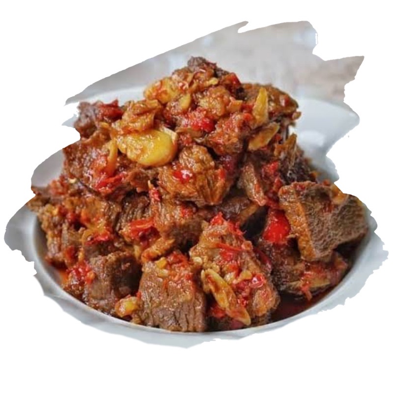 

1/2 kg Oseng Mercon Full Daging (no lemak) lvl1 2 3 setengah kilo Sangat Empuk dan Full Bumbu. Best seller