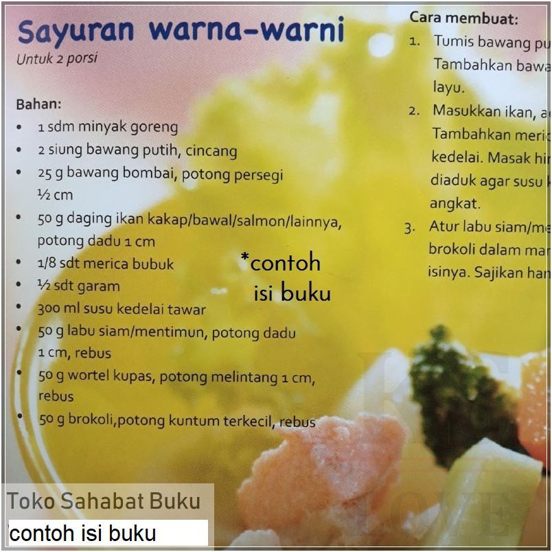 Buku Resep Hidangan Prasekolah Sehat Dan Favorit 3 5 Tahun Wied Harry Shopee Indonesia