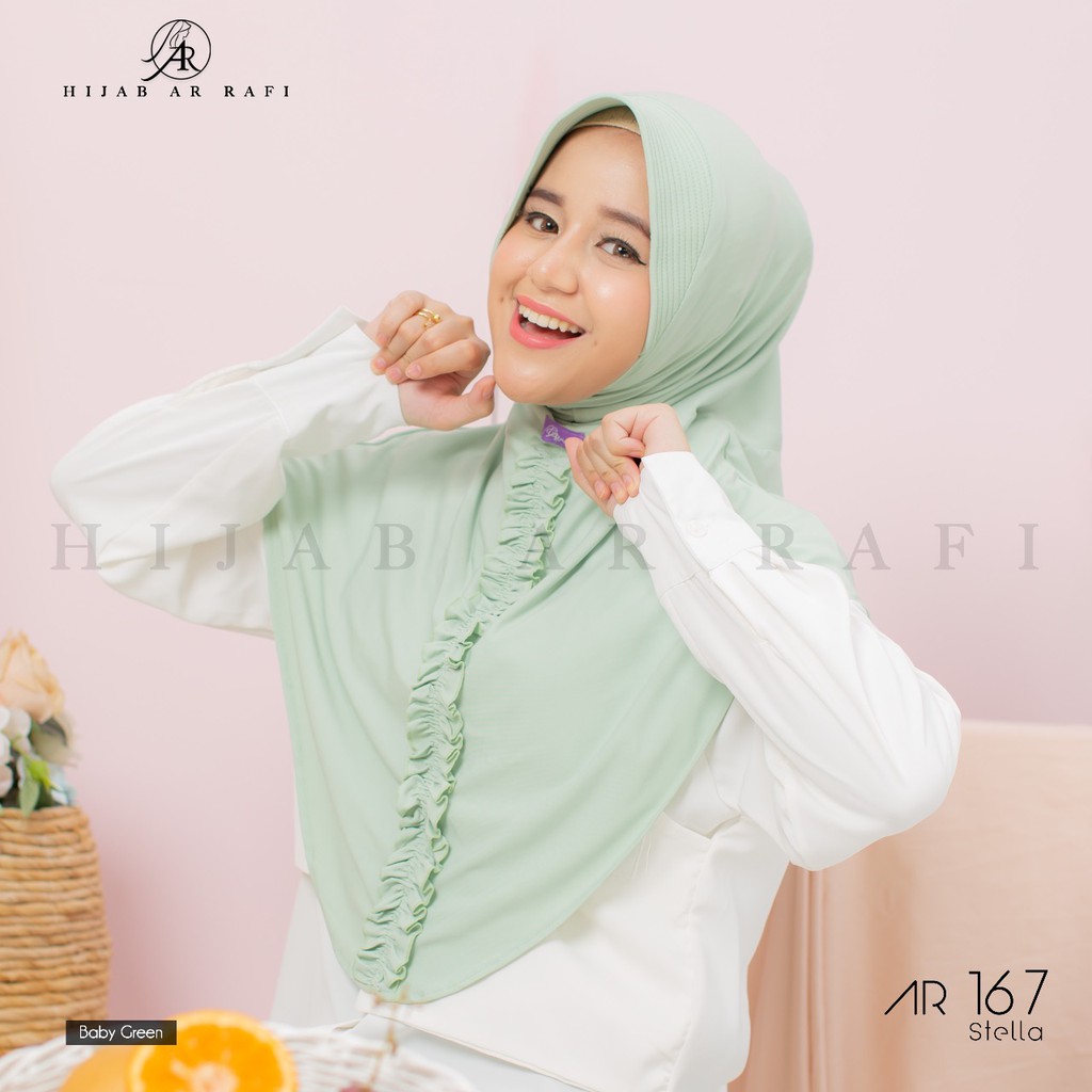 Arrafi hijab jilbab kerudung bergo instan terbaru Arrafi AR 167 hijab daily cantik arafi ORI