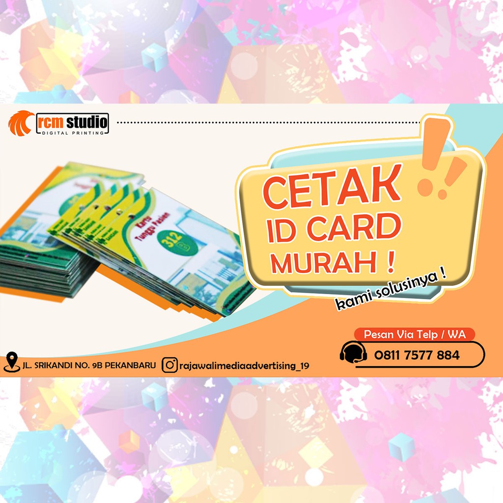 

[COD&FREE ONGKIR SE-PEKANBARU MAX 8KM]CETAK ID CARD