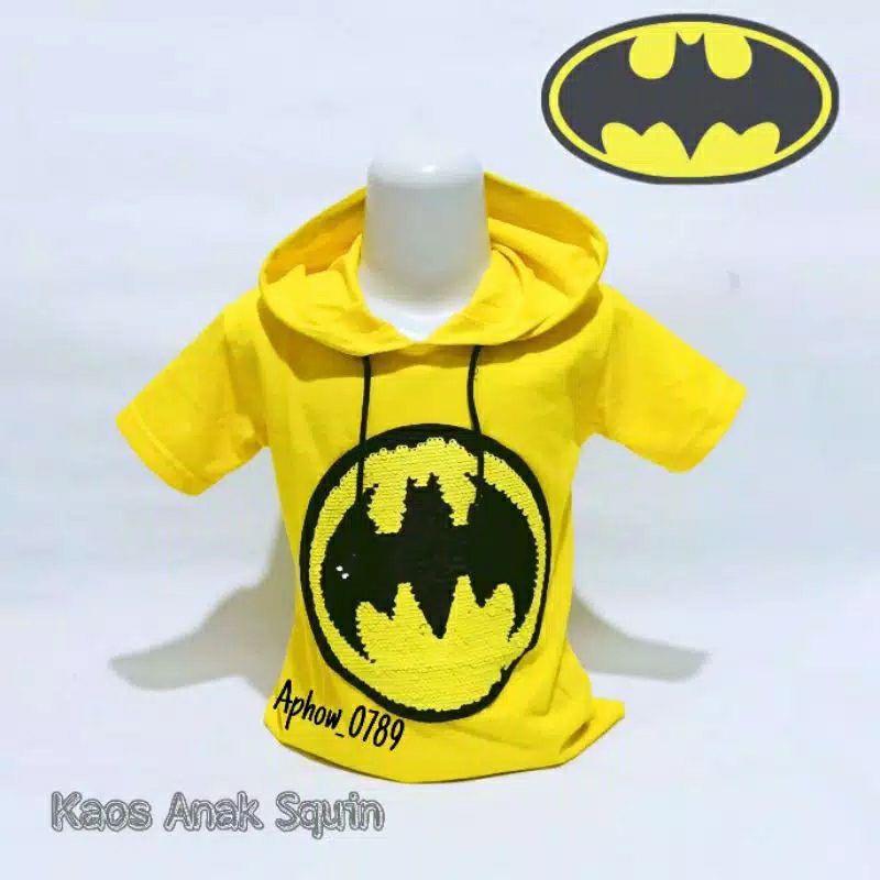 KAOS ANAK HOODIE MOTIF AVENGER SUPERHERO - REALPICK