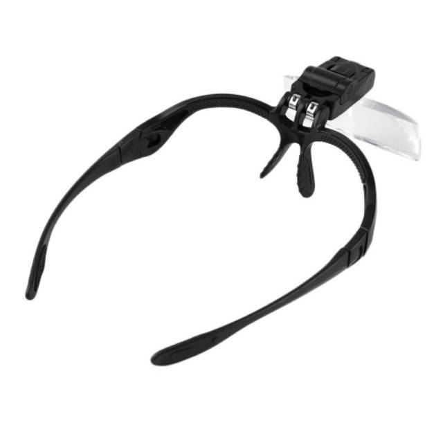 lampu led + kaca pembesar untuk eyelash extension LAMPU EYELASH EXTENSION KACAMATA ZOOM PEMBESAR MAGNIFIER 5 LENSA