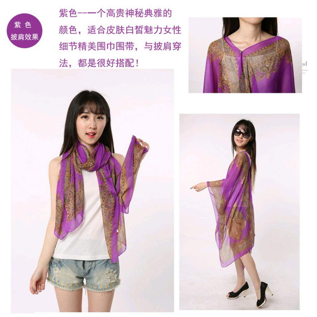 Selendang Syari Bhayangkari Bahan Mannish Model Kancing Shopee