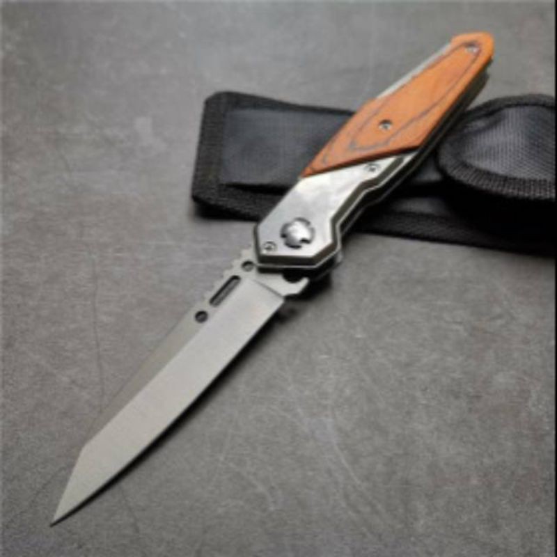 Doom Blade Pisau Lipat Survival Tactical Knife EDC 200mm
