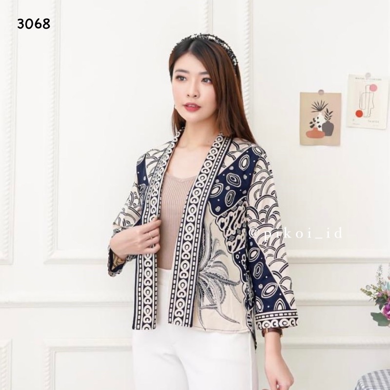 Atasan batik murah / blazer batik murah / blazer batik bolak balik / outer batik katun murah / 241