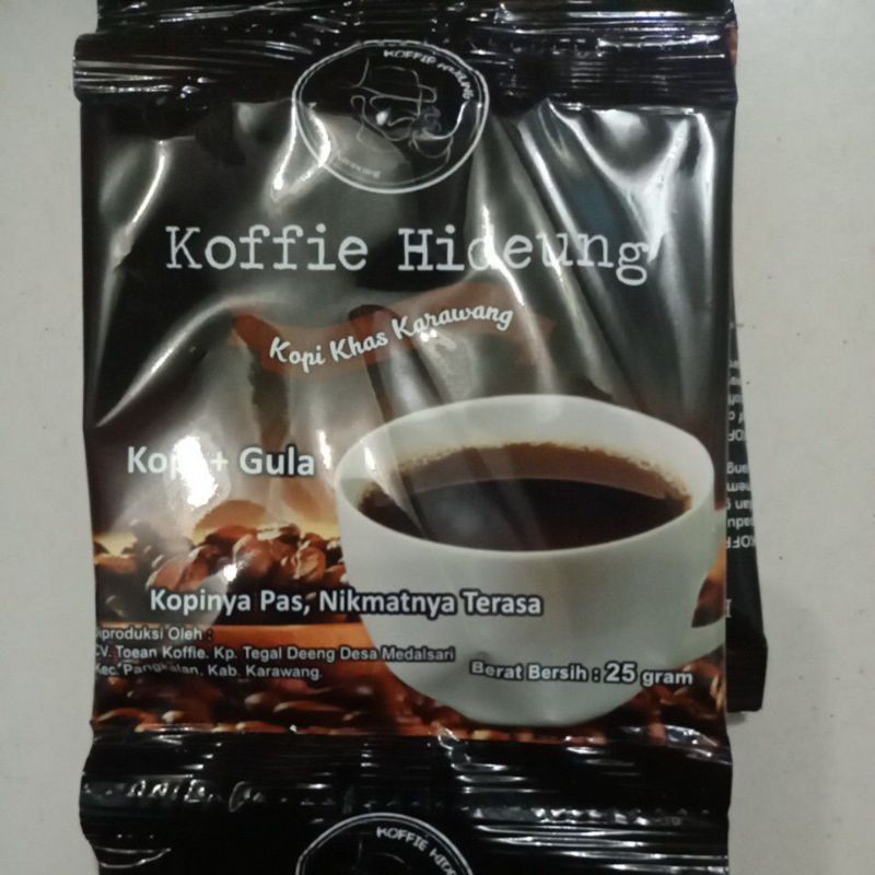Koffie Hideung ) renceng