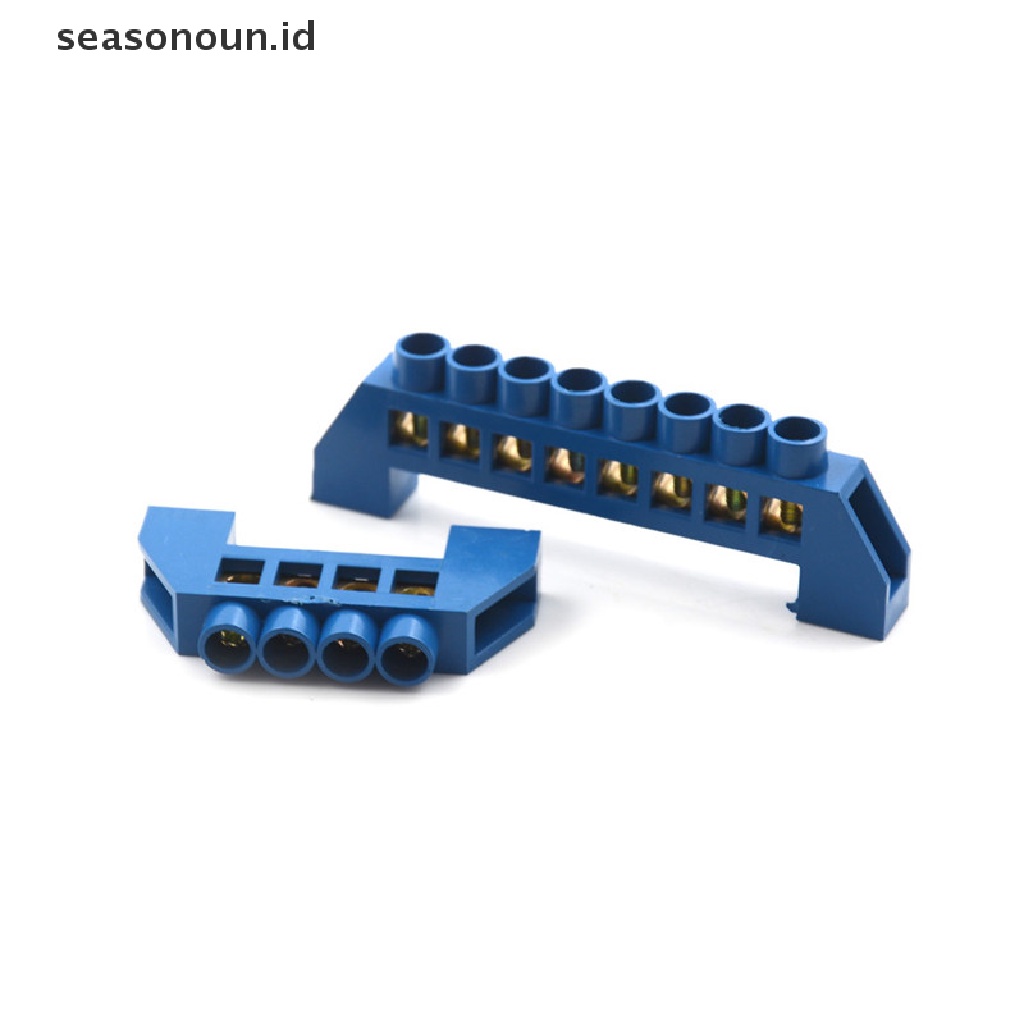 【seasonoun】 Brass 4-12P Plug-in Wire Connector Screw Terminal Barrier Block 250-450V .