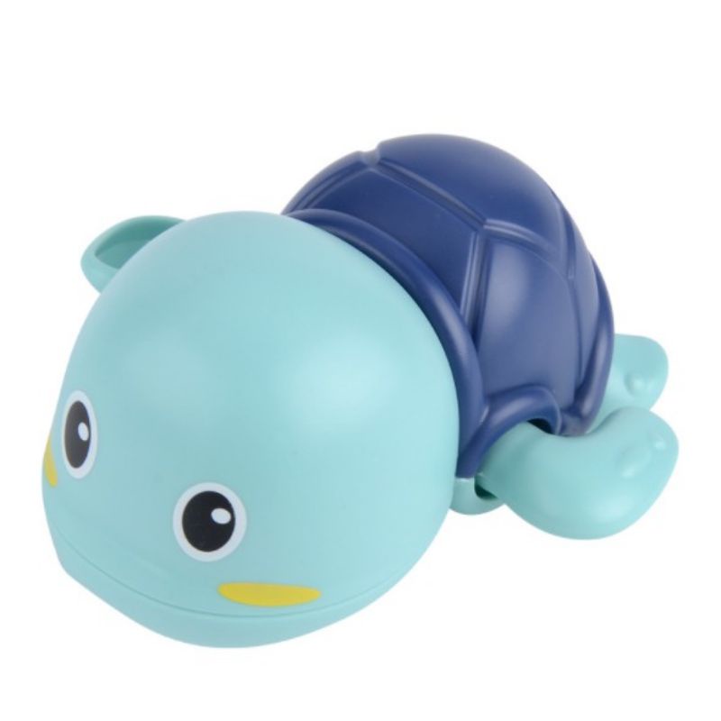 MAINAN MANDI ANAK / BAYI BENTUK KURA KURA BISA BERENANG-Biru