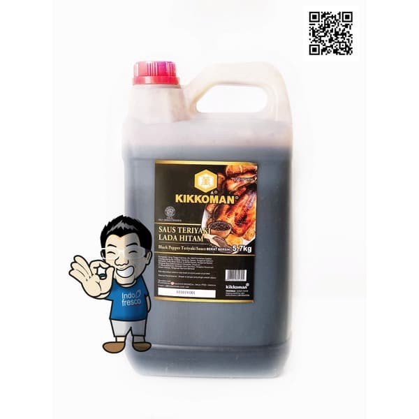 

PROMO KIKKOMAN BLACK PEPPER TERIYAKI SAUCE- SAUS TERIYAKI LADA HITAM 5.7KG TERMURAH