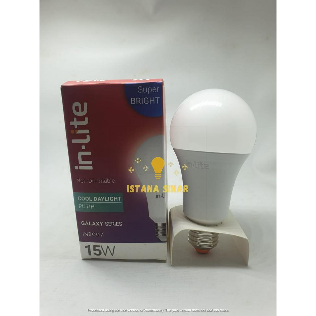 LAMPU LED INLITE IN-LITE 15W 15 W / WATT  / WT BOHLAM BERGARANSI