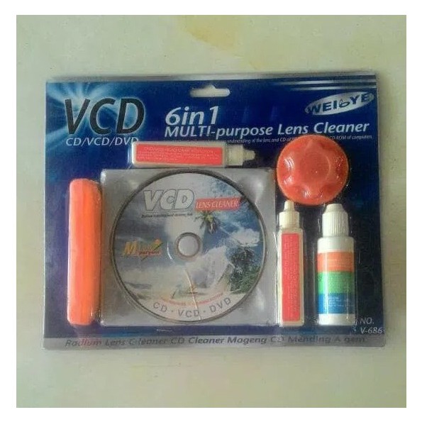 VCD DVD CD Room Lens Cleaner Audio Tape Head Cleaner Pembersih CD LENSA