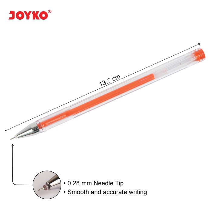 

TULIS-ALAT- COLOR GEL PEN PULPEN PENA JOYKO GPC-325 ITECH3 1 SET 8 WARNA 0.28 MM -ALAT-TULIS.