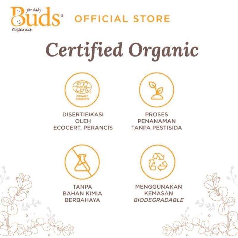 Buds Organics Nappy Time Soothing Cream 50 ml - Krim Ruam Popok