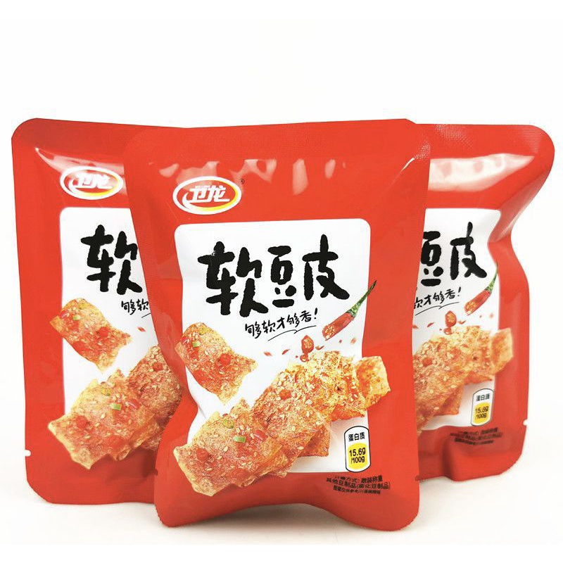 卫龙 软豆皮 Wei Long Soft Bean Tofu Skin 20g