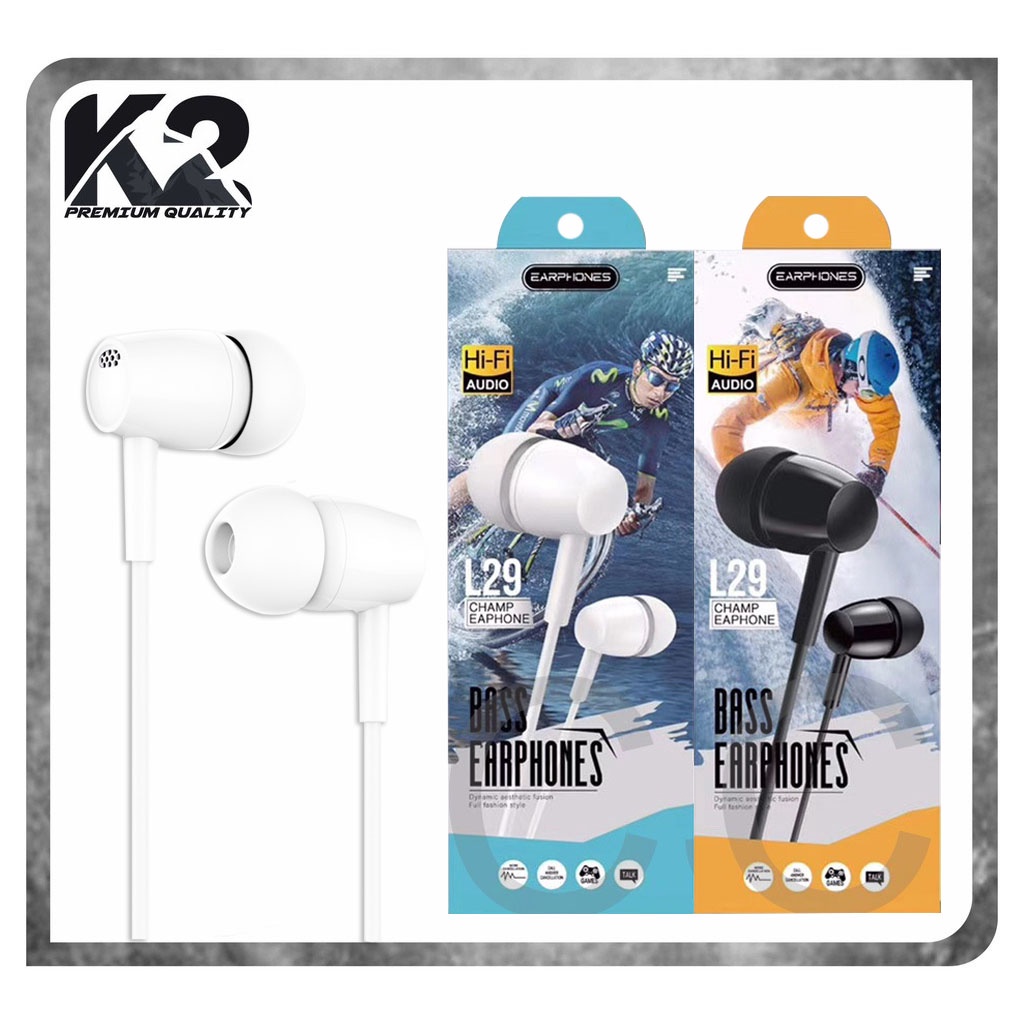 L29 Headset / Earphone / handsfree in Ear Powerfull Bass