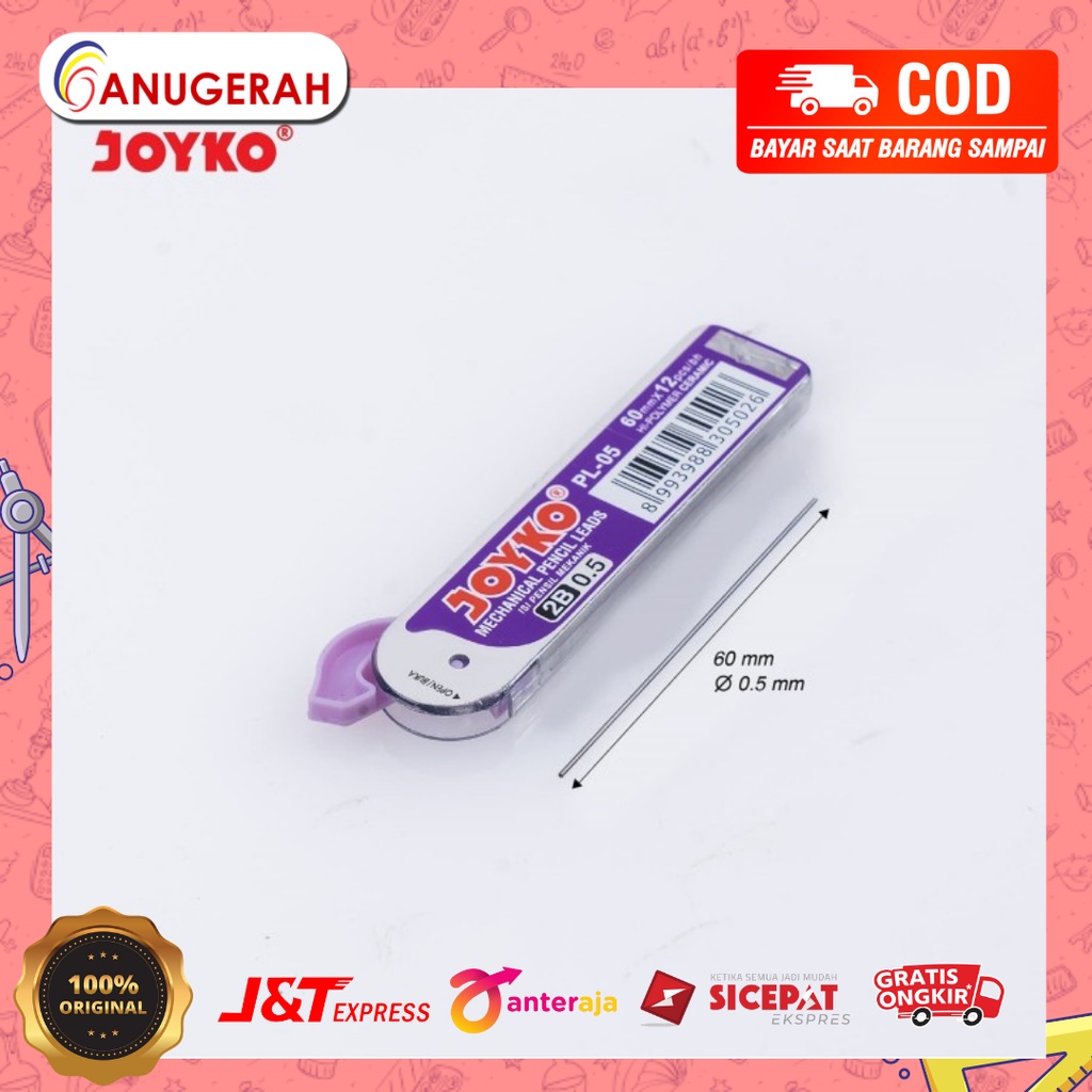 

JOYKO PL-05 ISI PENSIL MEKANIK 2B 0.5MM