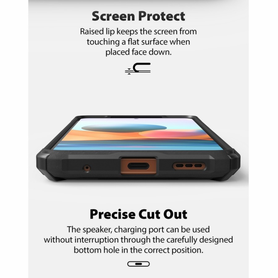 Case Redmi Note 10 Pro / Note 10 Ringke Fusion X Casing Note 10 Pro