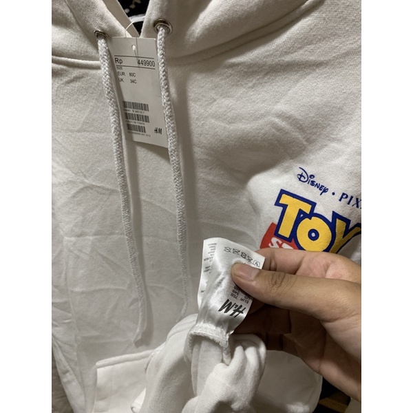 HOODIE HnM TOY STORY WHITE