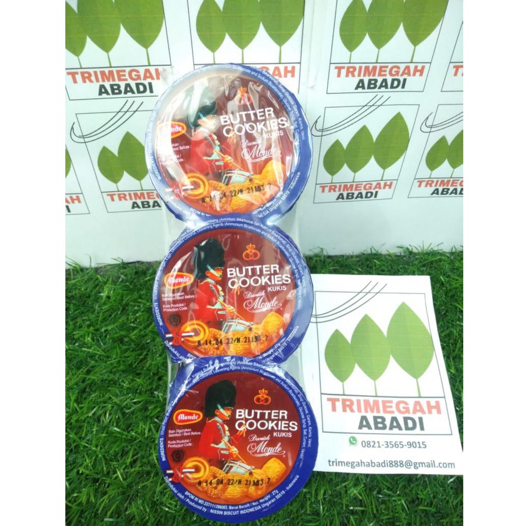 

Monde Buttee Cookies 27Gr (ISI 3CUP)