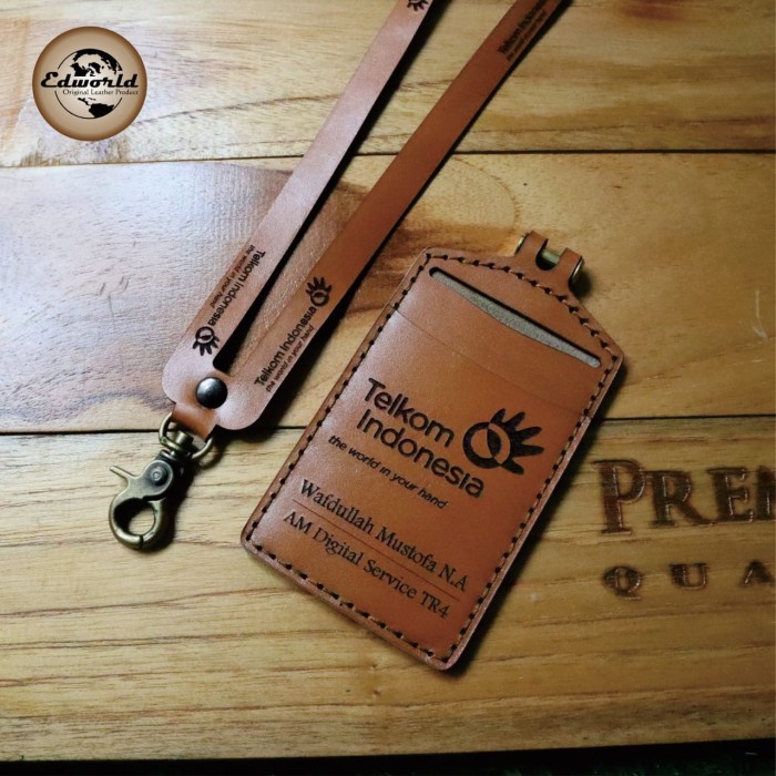 

READY Nametag Kulit Asli Custom BERMUTU