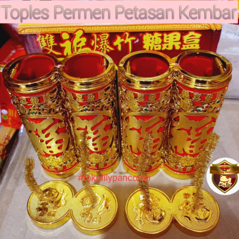 Toples Permen Coklat Imlek / Tempat Permen / Oriental Candy Box