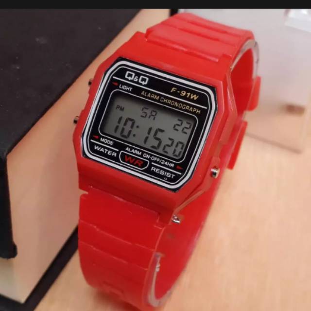 Q&Q - jam tangan fashion anak/remaja pria dan wanita digital rubber