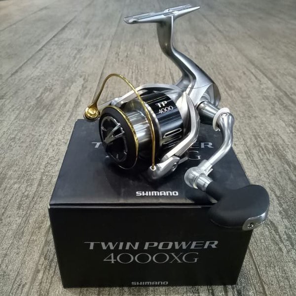 Rel Pancing Reel Pancing Shimano Twin Power 15 4000 XG 9 1 bb Katrol Pancing Gulungan Pancing