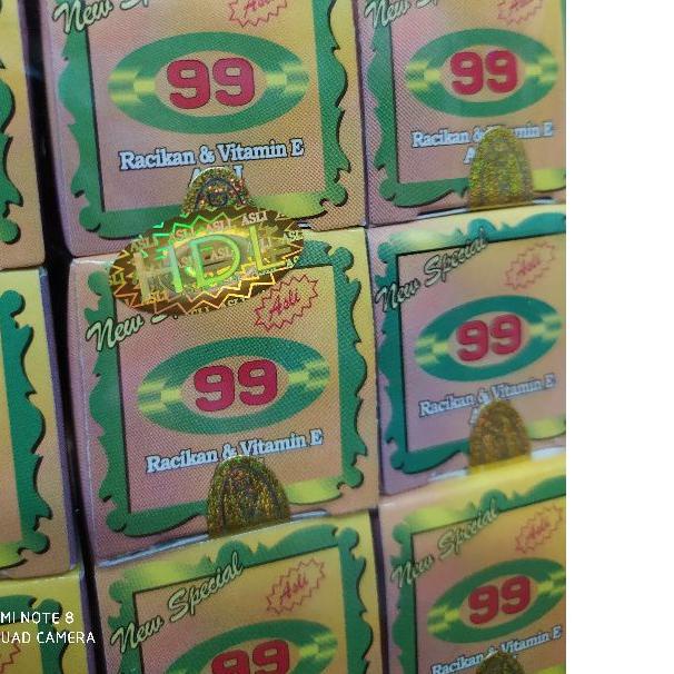 

✸ [12pc] cream 99 dus kotak hologram ℮