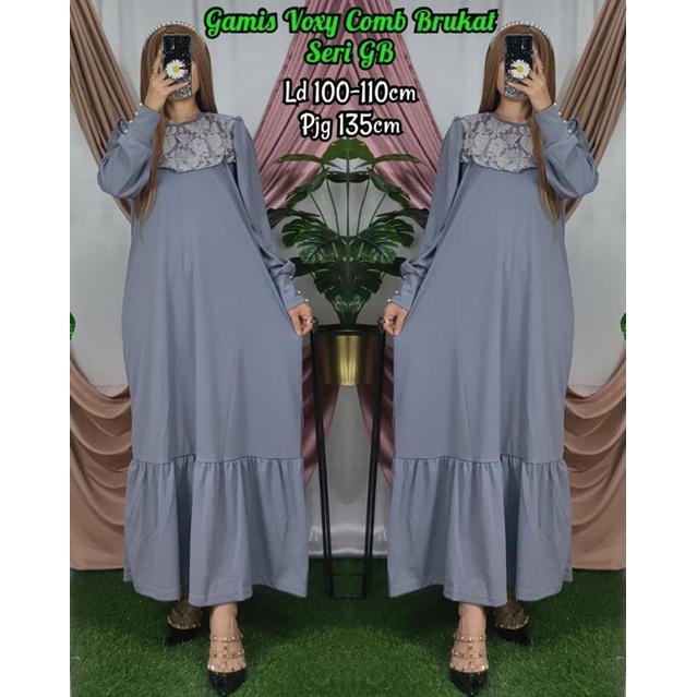 gamis brukat seri GB seri GA