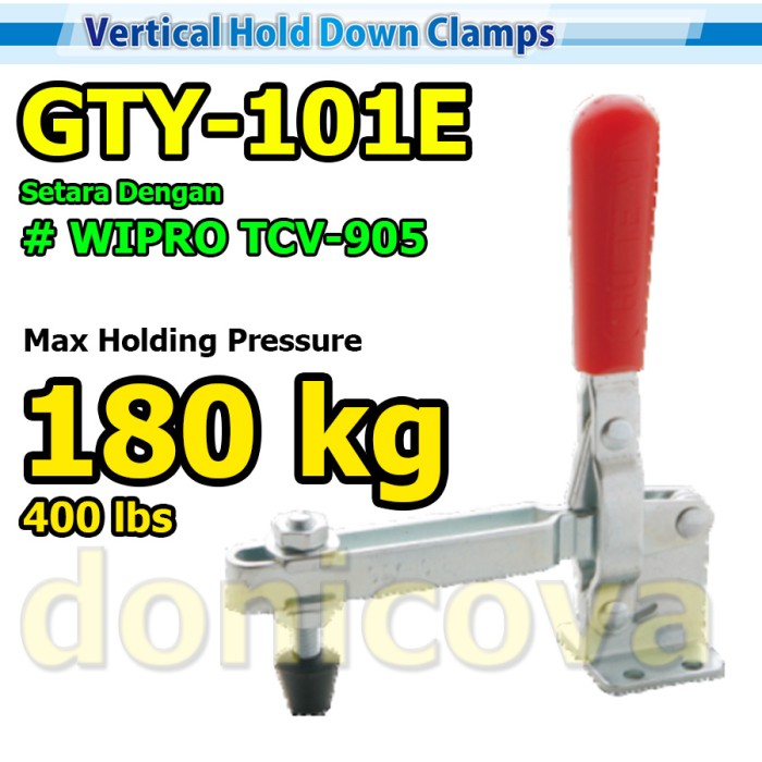 Toggle Clamp Vertical GH 101E GTY 101 E setara WIPRO TCV-905 180kg