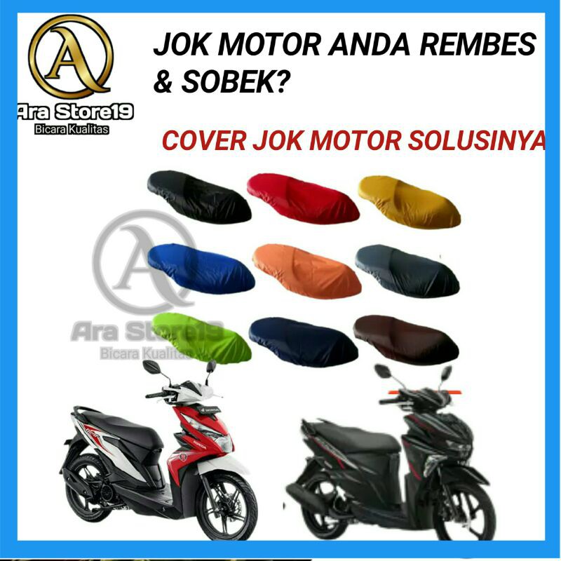 Sarung Jok Cover Jok Motor Supra x 125 Revo Blade legenda Anti Air / Terlaris.