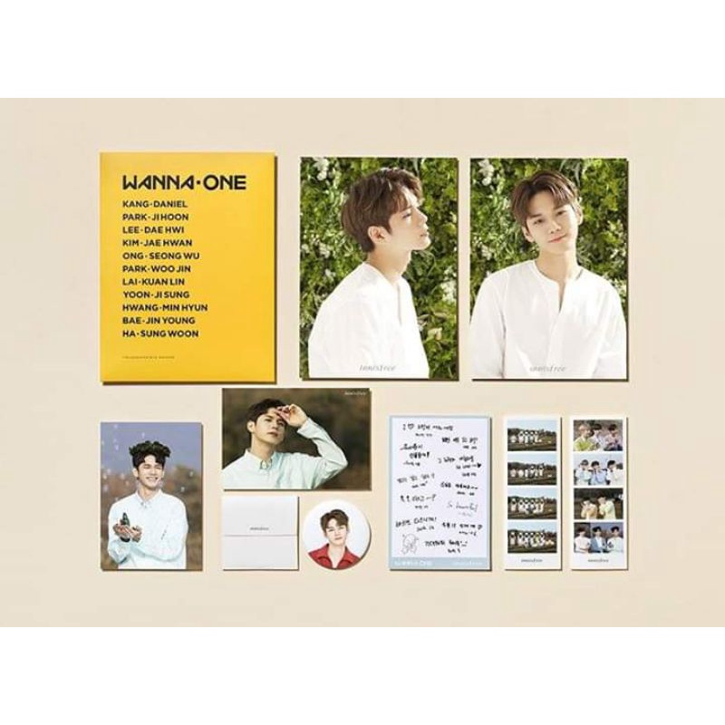 (BOOKED) Inisfree wannaone Ong Seongwu set