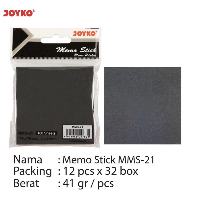 

Memo Stick / Memo Pelekat Stiker Mms-21 Mms21 Joyko