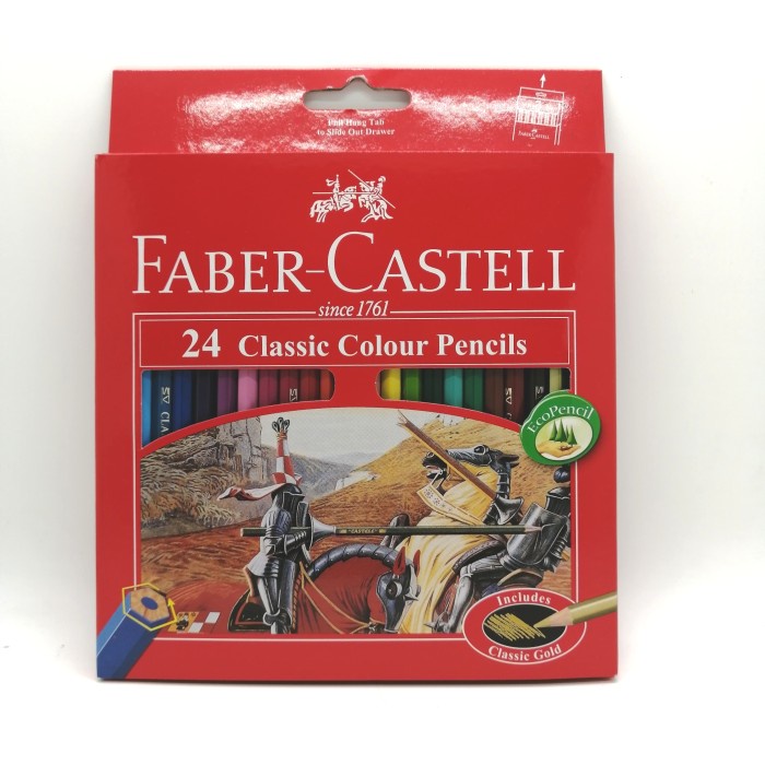 

Dijual Faber Castell Classic Colour Pencil 24W Large Hemat