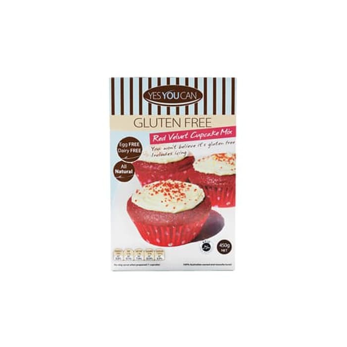 

YES YOU CAN GLUTEN FREE RED VELVED CUPCAKE MIX / TEPUNG PREMIX CUPCAKE