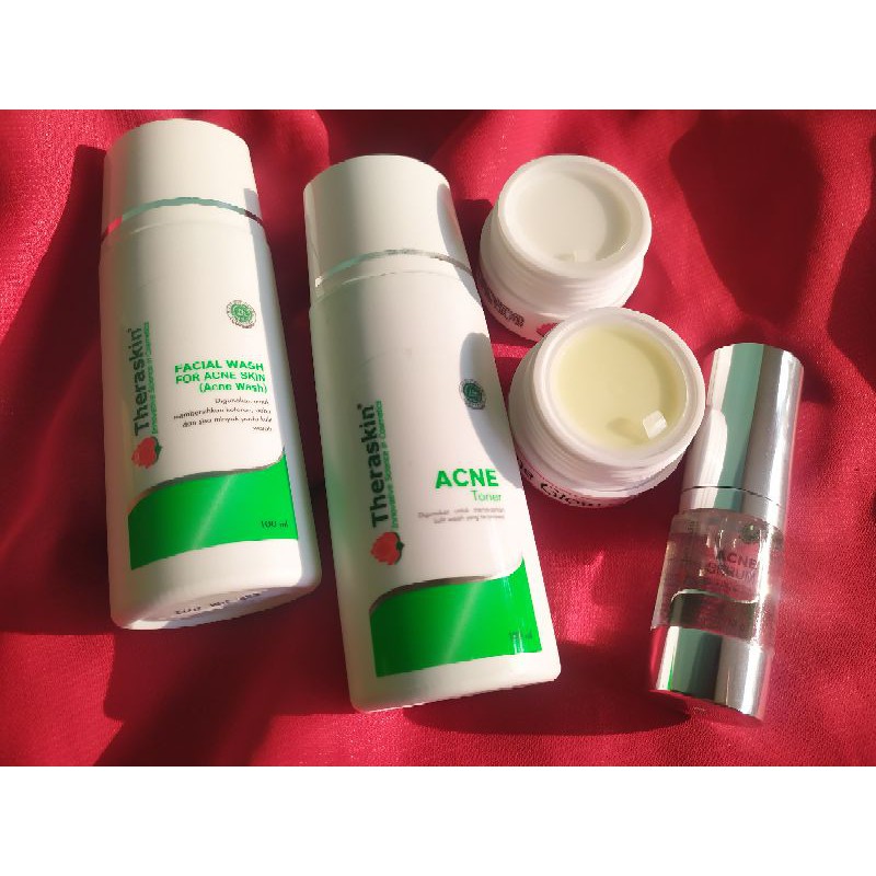 Theraskin Paket Acne Glow Acneglow Pencerah Jerawat Glowing Shopee Indonesia
