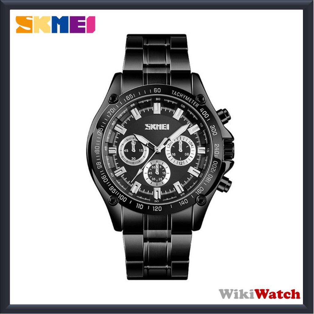 SKMEI - Jam Tangan Pria SKMEI 1366 - Water Resistant 30M - Black