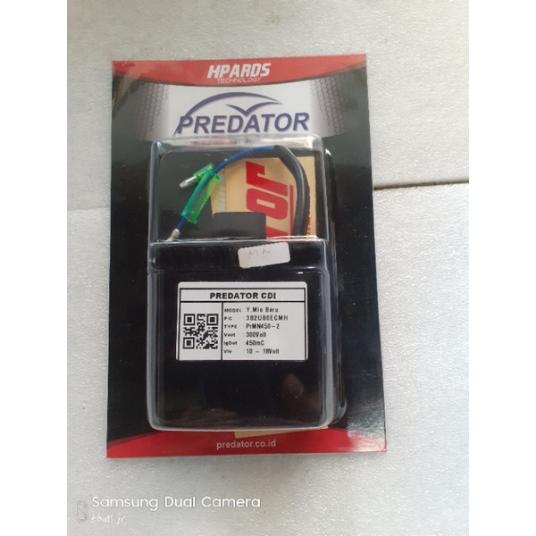 cdi Predator dual map mio baru ( kode cdi original 28D)