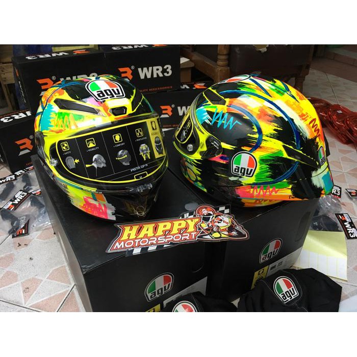 HELM FULLFACE AGV PISTA GPR ORI ITALY WINTERTEST 2018 CARBON M L XL