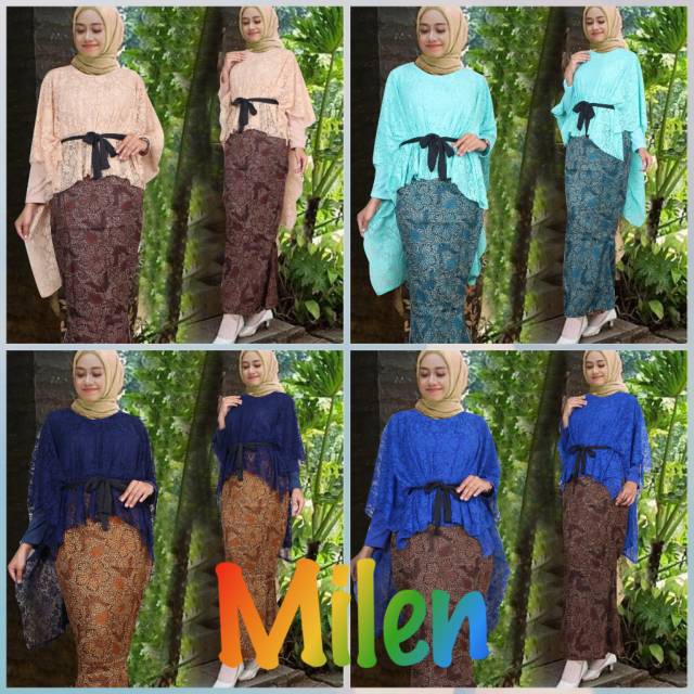 Stelan Kebaya Wanita Batik Wisuda | One set