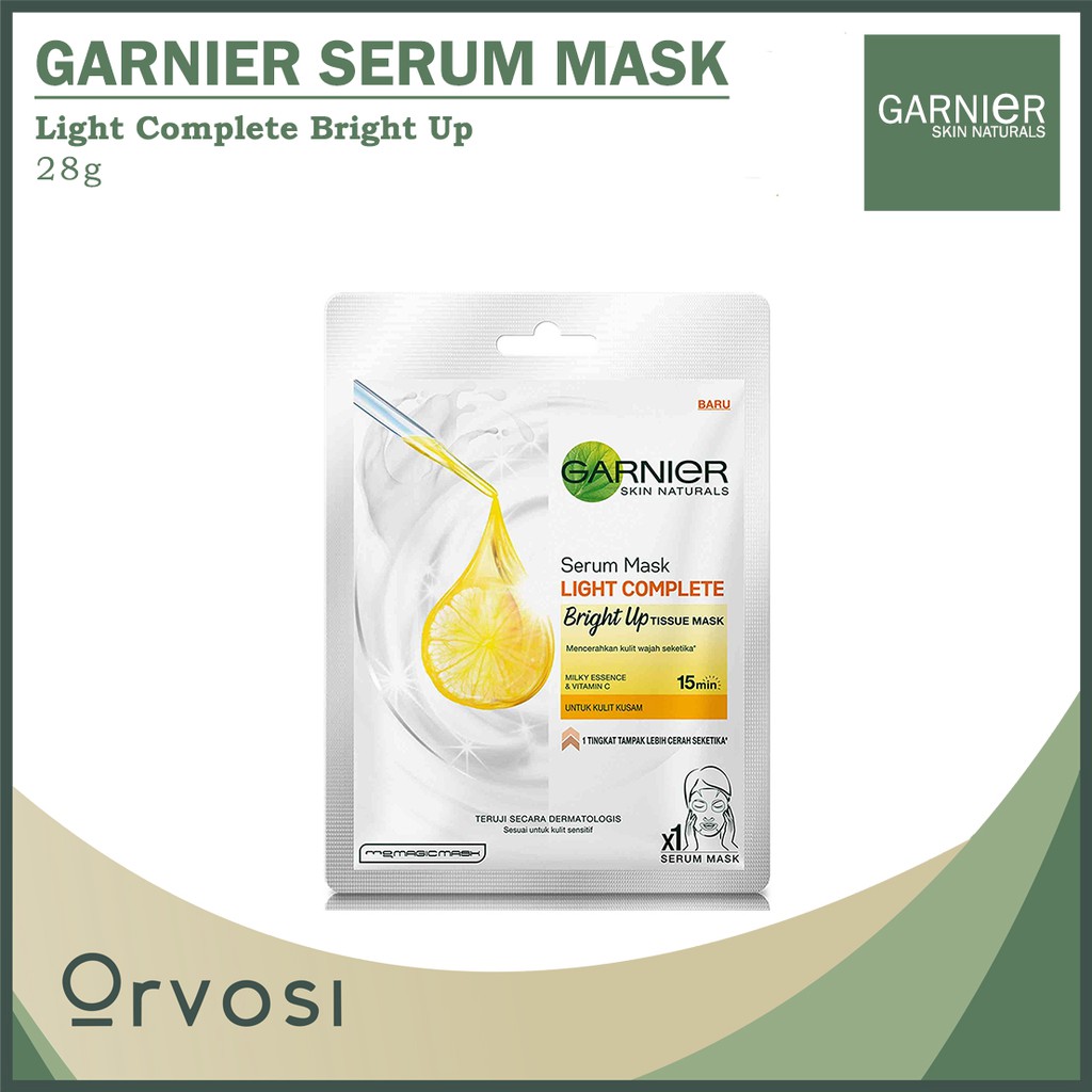 Garnier Serum Mask Light Complete Bright Up Masker Wajah Sheet Mask