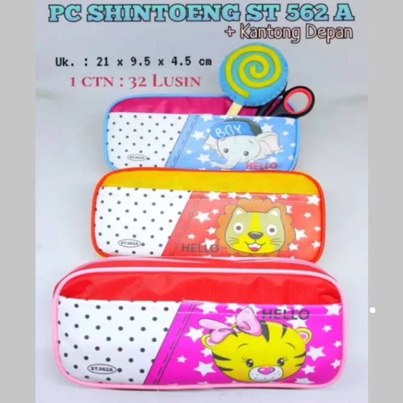 

KOTAK PENSIL / TEMPAT PENSIL / PENCIL CASE SHINTOENG KARAKTER ANIMAL ST562A
