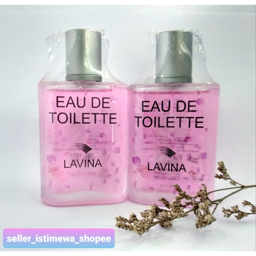 TERMURAH ! PARFUM GARUDA LAVINA SAKURA PINK 60ML FREE POUCH PRAMUGARI