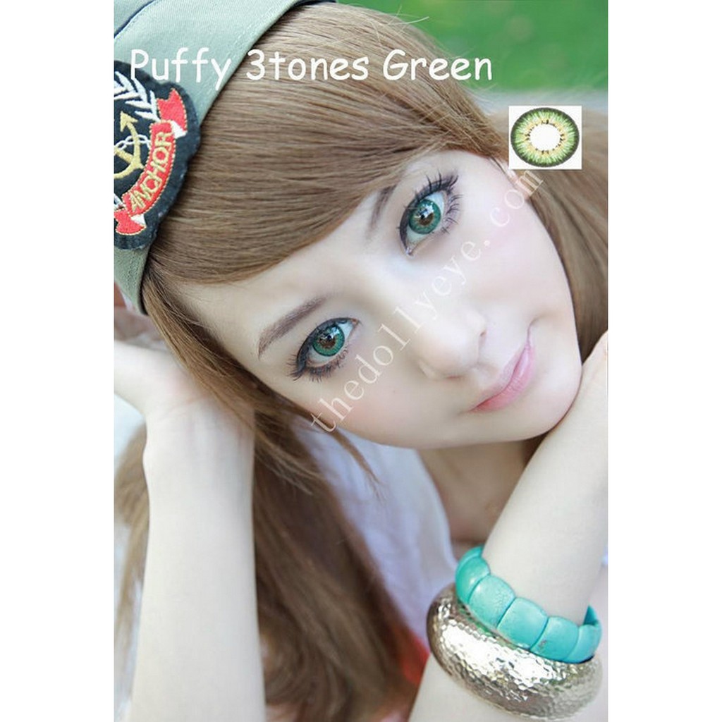 Softlens Puffy 3 Tones Green