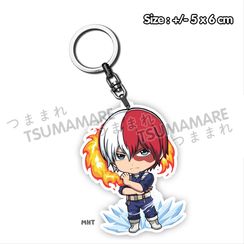 Gantungan Kunci Acrylic Boku no Hero Academia : Todoroki Shoto