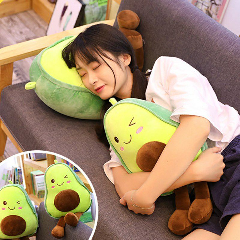 Bantal boneka bentuk buah alpukat/bantal buah alpukat jumbo