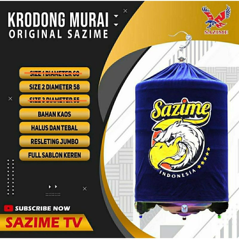 KRODONG SAZIME MURAI NOMOR 2 MOTIF BURUNG DIAMETER 58CM