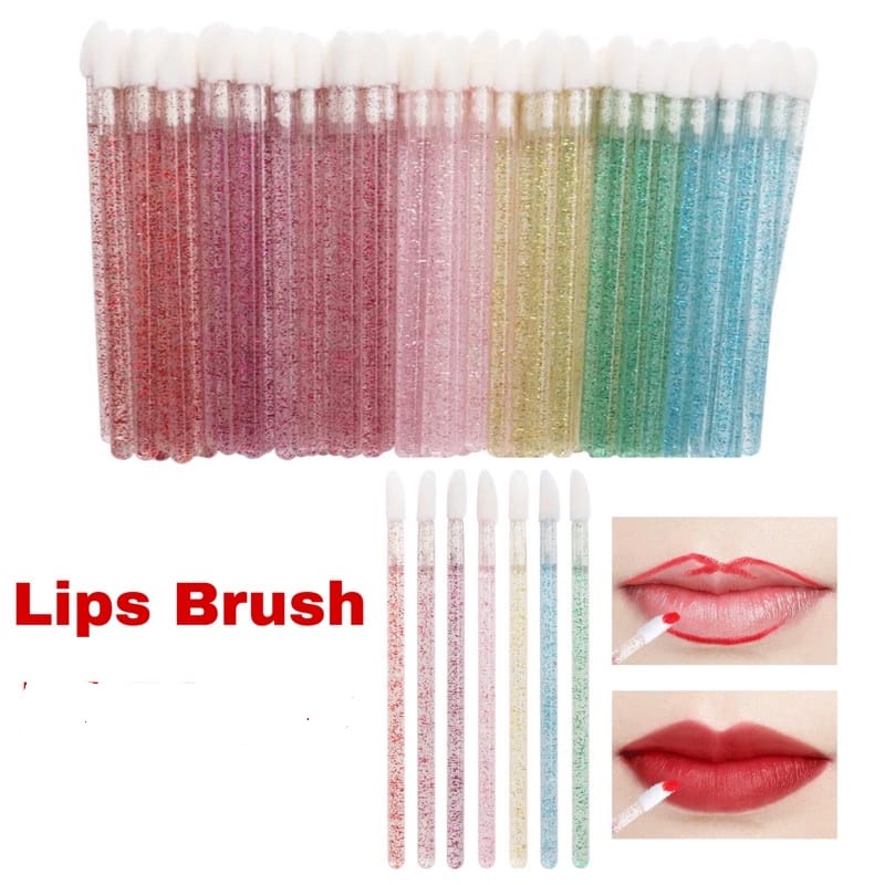 Brush Lipstik/ Lips Brush Gliter satuan