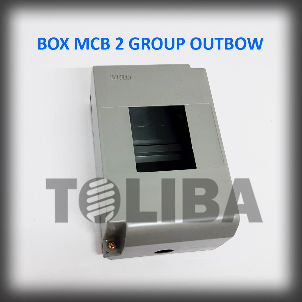 box mcb 2 group outbow / box mcb 2 phase box mcb tempel tembok tempat mcb