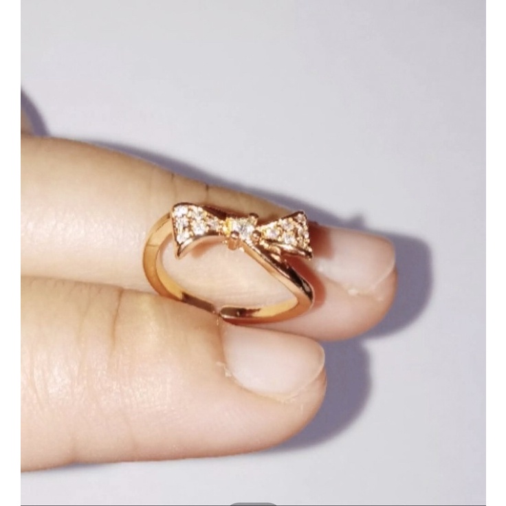 CINCIN ANAK PEREMPUAN PITA LAPIS EMAS